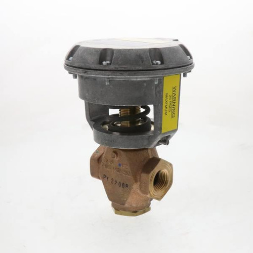 Johnson Controls 2 Way 1/2" Npt 4.6 Cv Cast Bronze Body 9-13 Psi Spring Return