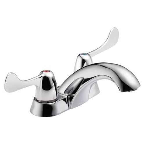 Delta Commercial 4" Centerset 2-Handle Bathroom Faucet Chrome