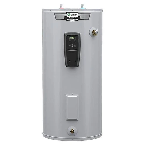 A. O. Smith 50-Gallon Short Electric Grid-Capable Water Heater 23" D X 49.25" H