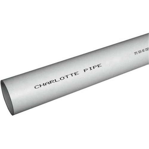 Charlotte Pipe 3 In X 10 Ft Pvc Schedule 40 Foam-Core Dwv Pipe