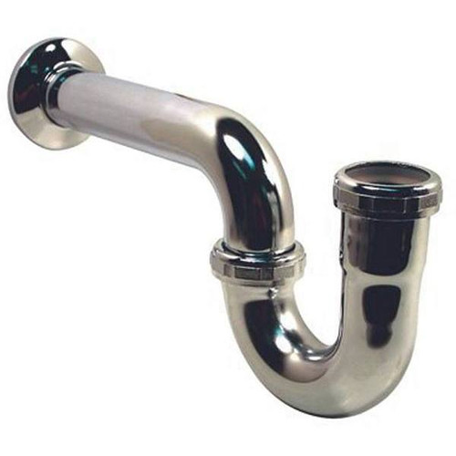 Premier 1-1/2 In Brass Ground Joint P Trap 17-Gauge Chrome Plated