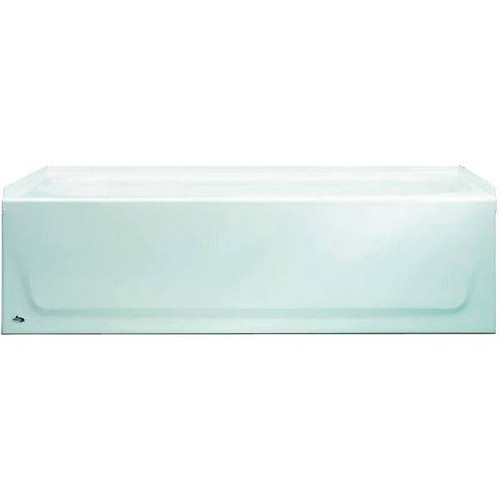 Bootz Aloha Afr 60", Right Drain, Rectangular Alcove Soaking Bathtub In White