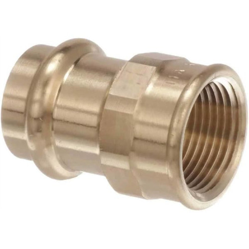 Viega Propress 1/2 In X 1/2 In Zero Lead Bronze Adapter