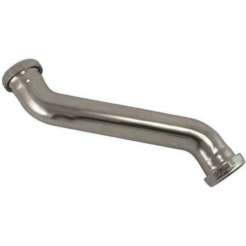 Keeney 1-1/2 In X 1-1/2 In 22-Gauge Brass Double Offset, Chrome