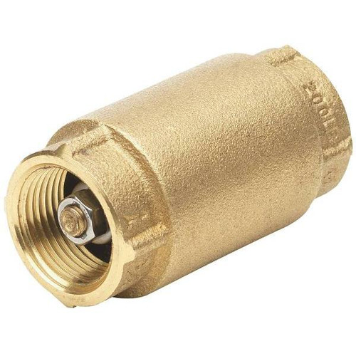 Homewerks 1" X 1" FIP Lead Free Brass Spring Check Valve