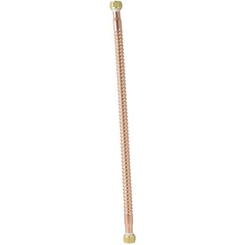 Home-Flex 3/4 In FIP X 3/4 In FIP X 15 In Copper Water Heater Connector