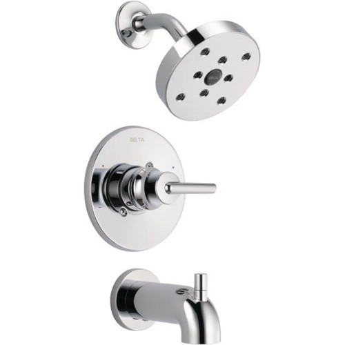 Delta 14 Series Tub/Shower Faucet Trim, 1.75 GPM Shower, Chrome