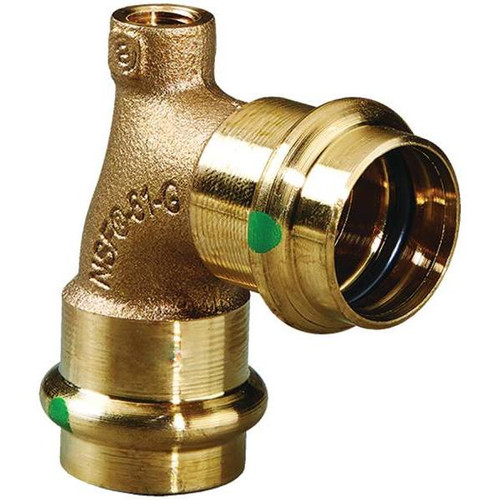 Viega Propress 3/4 In X 3/4 In Zero Lead Bronze Vent Elbow Fitting