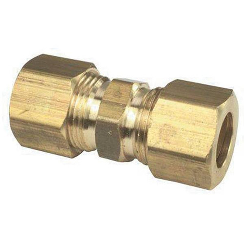 Brasscraft 5/8 In X 5/8 In Lead Free Brass Compression Union Package Of 10