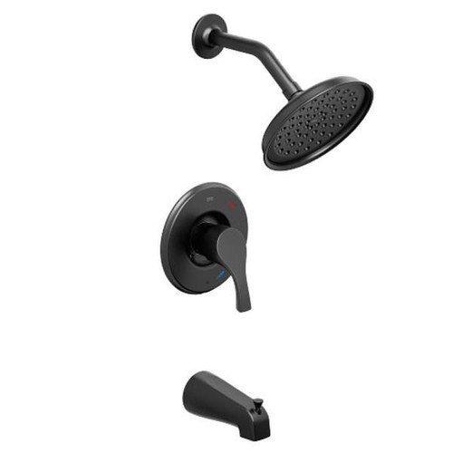 Cleveland Faucet Group Ash Matte Black Cycling Tub/Shower