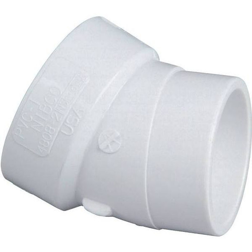 Nibco 1-1/2" Pvc Dwv 22-1/2-Degree H X Spg Street Elbow