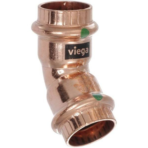 Viega Propress 3/4" Press Copper 45-Degree Elbow Fitting