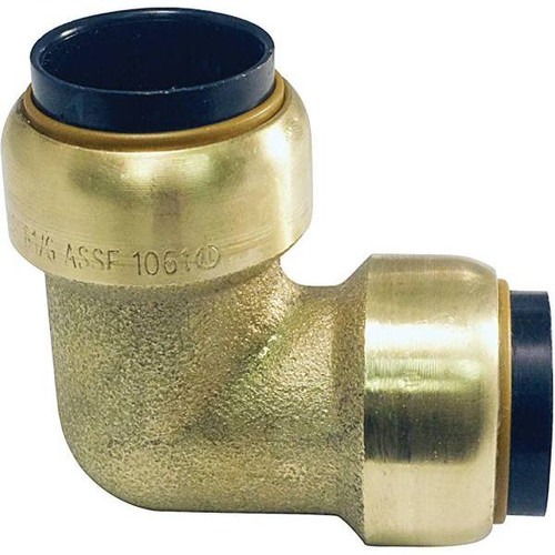 Tectite 3/4" Brass Push-To-Connect 90-Degree Elbow