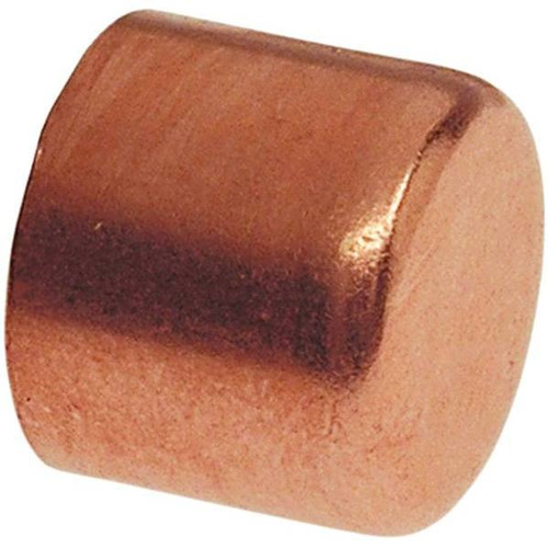 Nibco 1/2" Copper Pressure Tube Cap Fitting
