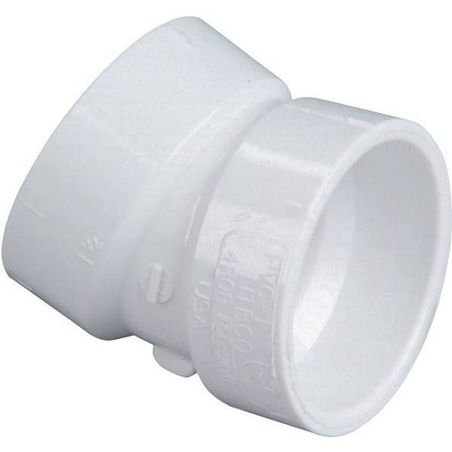 Inc. 3 In. PVC 22-1/2 Deg. Hub X Hub Elbow