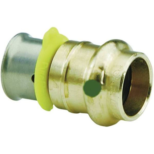 Viega Pureflow 1/2" Press Zero-Lead Bronze Transition Coupling, Package Of 10