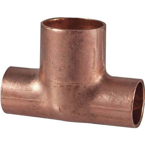Everbilt 1/2 In. X 1/2 In. X 3/4 In. Copper Pressure All Cup Tee Fitting
