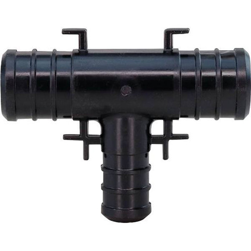 Apollo PEX-B Barb Reducing Tee, 3/4" X 3/4" X 1/2", Plastic, Package Of 5