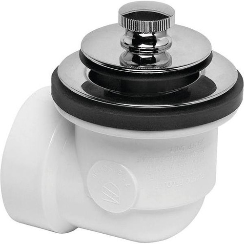 Dearborn Brass Schedule 40 Pvc Bathtub Drain Kit W/ Waste And Overflow And Chrome Stopper