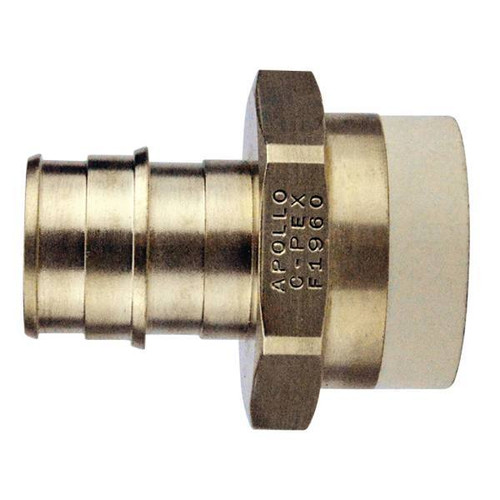 Apollo 3/4", Brass PEX-A Barb X 3/4", Cpvc Straight Adapter