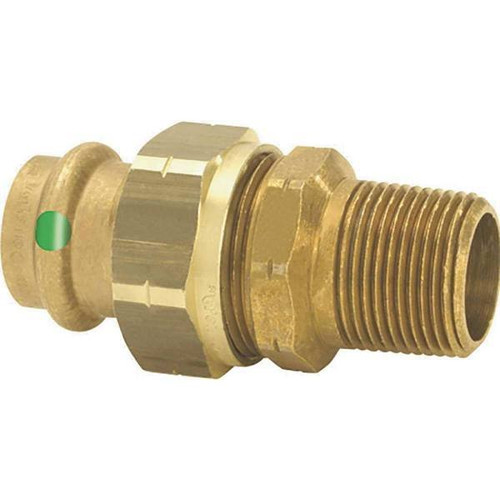 Viega Propress 3/4 In. Press X 3/4 In. Mpt Zero-Lead Bronze Union