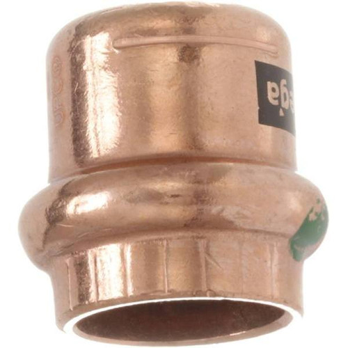 Viega Propress 1 In. Press Copper Cap Fitting