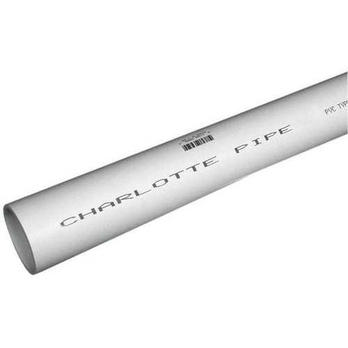 Charlotte Pipe 1-1/4 In. X 10 Ft. PVC DWV Schedule 40 Pipe
