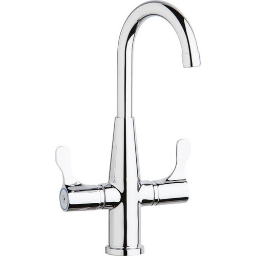 Elkay Scrub/Handwash Bar Faucet, 1.5 Gpm, Chrome, 2 Handles