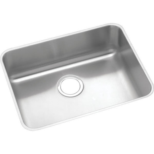Elkay Single Bowl Stainless Steel Undermount Sink Ada 23-1/2 X 18-1/4 X 5-3/8"