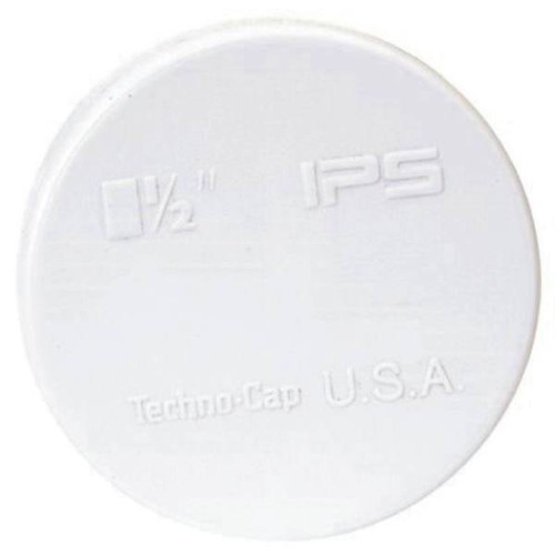 Test-Tite 87505 Techno-Caps PVC Heavy-Duty Test Cap Tests 2 In. Pipe