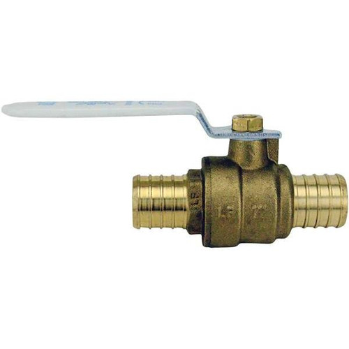 Apollo 1in. Brass Pex-B Barb Ball Valve