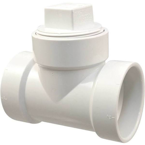 Nibco 3 In. PVC DWV H X H X Fpt Cleanout Plug Tee