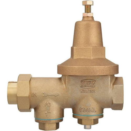 Zurn 1 In. 600 XL Pressure Reducing Valve With Copper Sweat Connections
