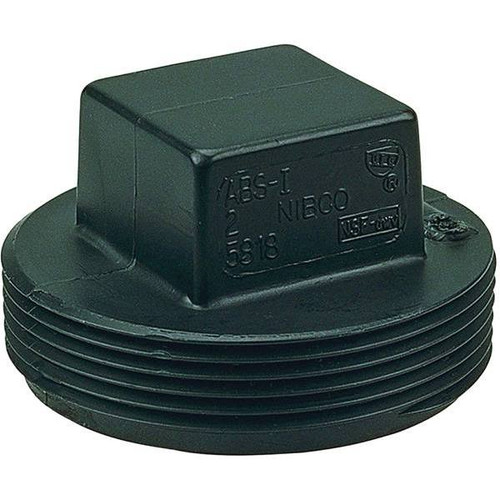 Nibco 1-1/2" ABS DWV Mipt Cleanout Plug