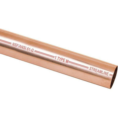 Mueller Streamline 1 In. X 20 Ft. Copper Type M Pipe