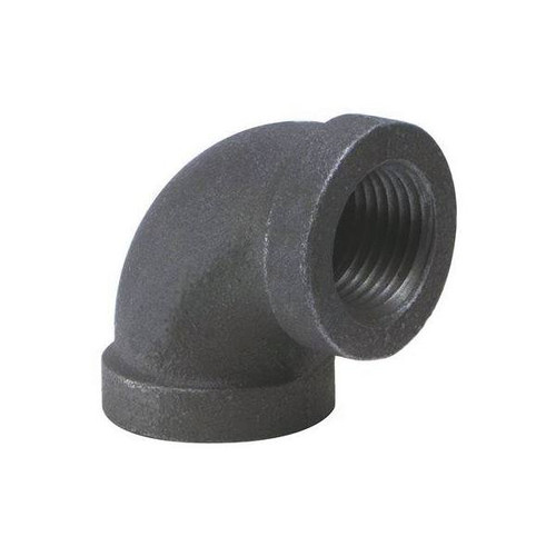 ProPlus 1 In. X 3/4 In. Black Malleable 90-Degree Elbow