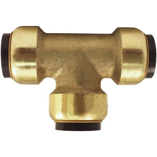 Tectite 3/4 In. Brass Push-To-Connect Tee