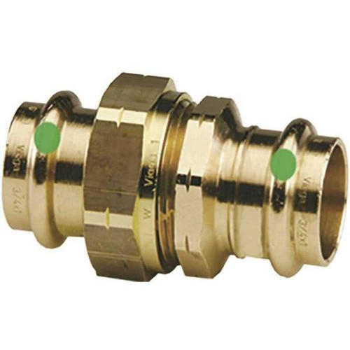 Viega Propress 1-1/4 In. Press Zero-Lead Bronze Union