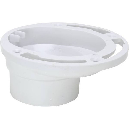 ProPlus 3 In. X 4 In. PVC Schedule 40 Offset Closet Flange