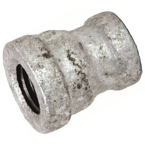 ProPlus 2" X 1-1/4" Galvanized Malleable Coupling