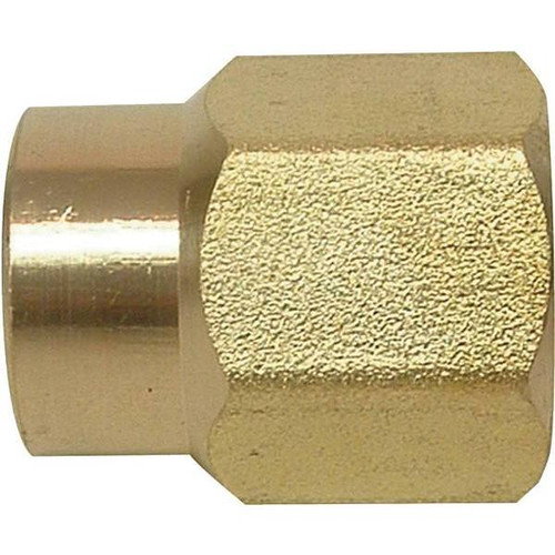 Sioux Chief 1/2 In. X 3/8 In. Brass FIP Coupling Lead-Free