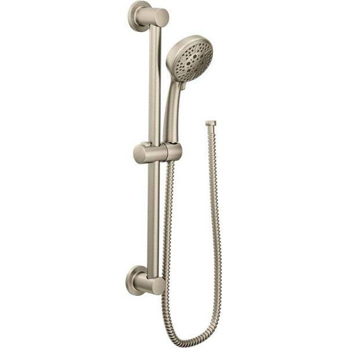Moen 4 In. Eco Handheld 4-Spray Handshower With Slidebar (Brushed Nickel)