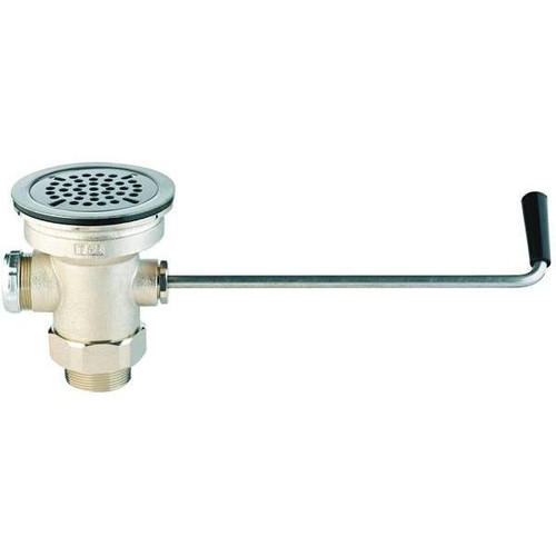 T&S 3 In. X 12.25 In. Lever Waste Valve (Brass)