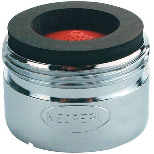 Perlator 2.2 GPM 13/16 In. - 27 Jr. Male Faucet Aerator W/ Tightening Grooves (Chrome)