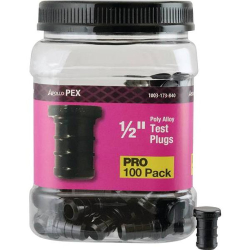 Apollo 1/2 In. Plastic PEX-B Barb Plug PRO Pack (100-Pack)
