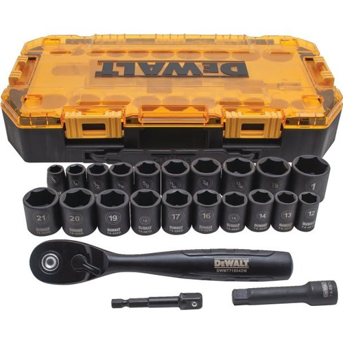 Dewalt Tough Box 3/8 Drive Impact Socket Set