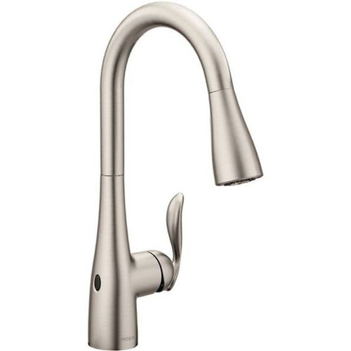 Moen Arbor Touchless Pull-Down Kitchen Faucet With Motionsense Wave (Stainless Steel)