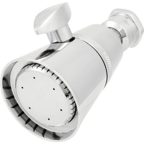 Maintenance Warehouse Large Adjustable Spray Showerhead, Chrome, 1.75 Gpm