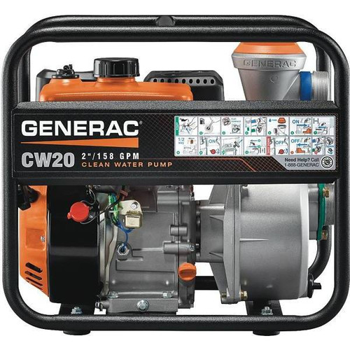 Generac 5 HP 2 In. Gas-Powered Clean Water Pump
