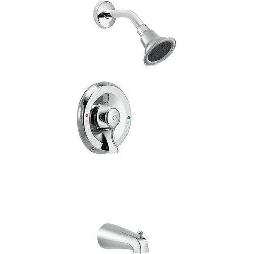 Moen Commercial Posi-Temp Single-Handle Tub And Shower Faucet Trim Kit In Chrome